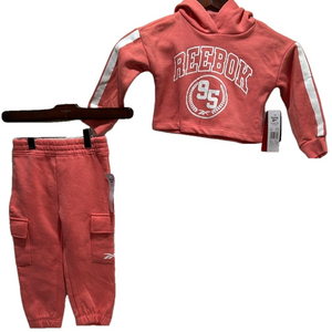 💐Reebok Tod cargo 2piece Jog set NWT size 2